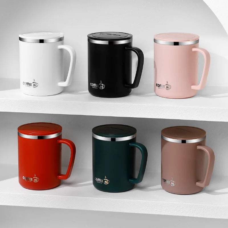 480ml Double Wall Insulated Stainless Steel Coffee Mug
