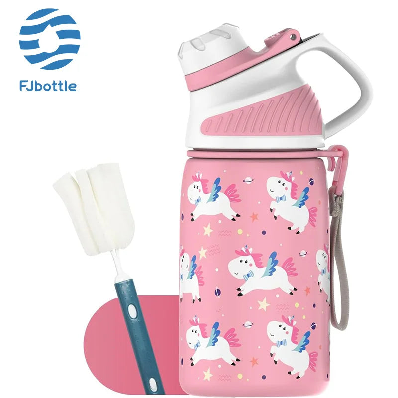 FEIJIAN Kids Leak-Proof Thermos Mug - Durable & Eco-Friendly Fun