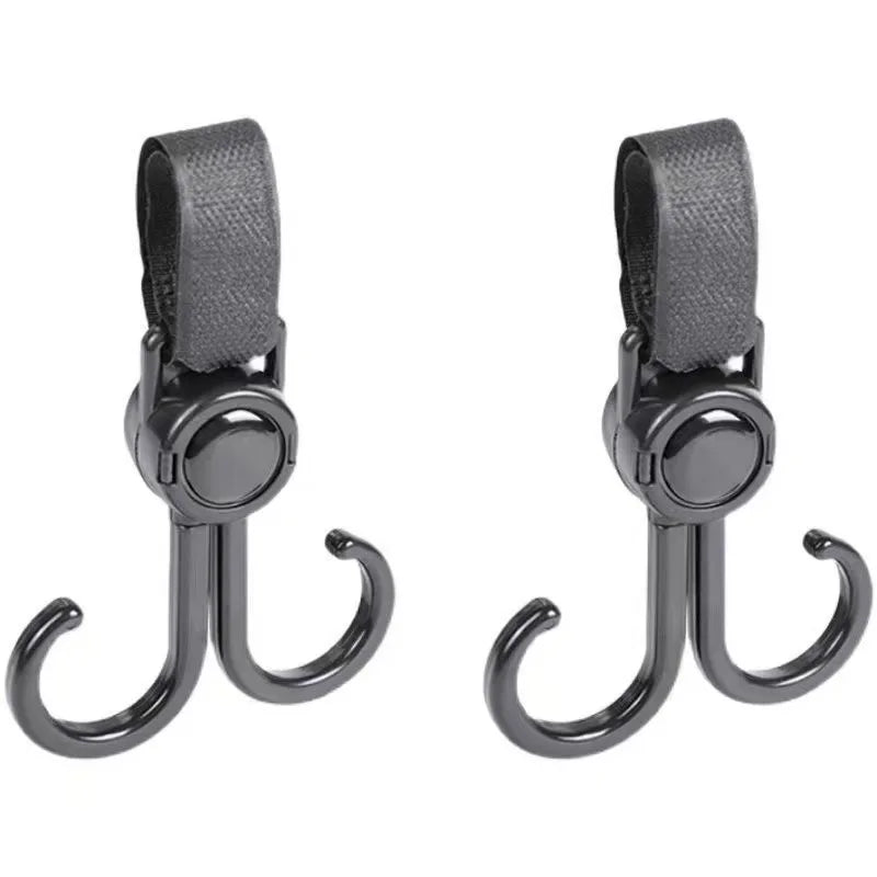 Heavy Duty Universal Stroller Hooks - Organize Your Baby Gear