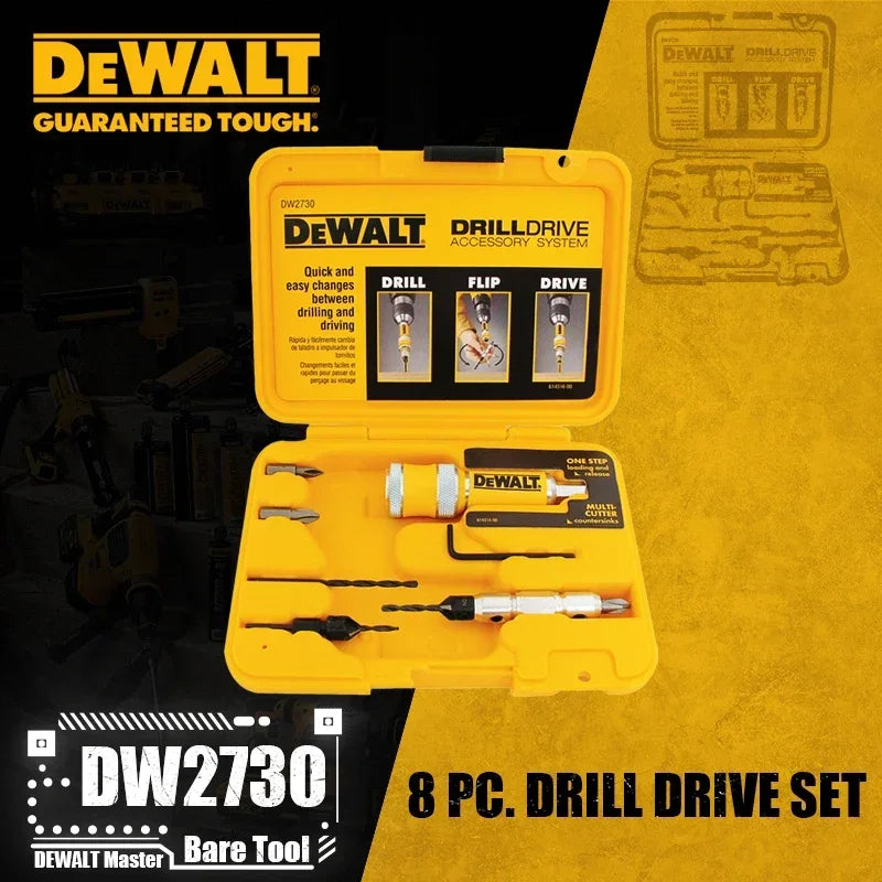 DEWALT 8-Piece Drill/Drive Kit - Fast & Easy Woodworking Accessories
