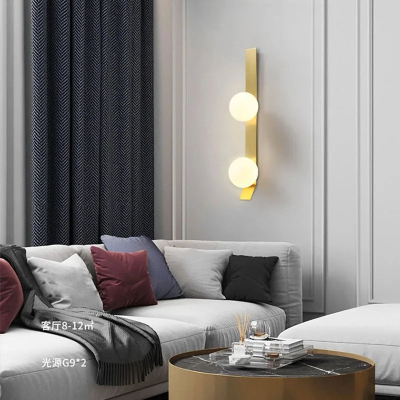 Modern Moon Ball Wall Lamp - Stylish Indoor Lighting for Any Space