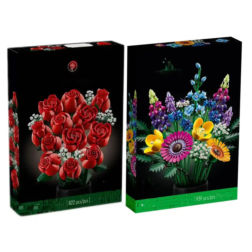 Delicate Rose Bouquet Building Kit - Perfect Romantic Gift