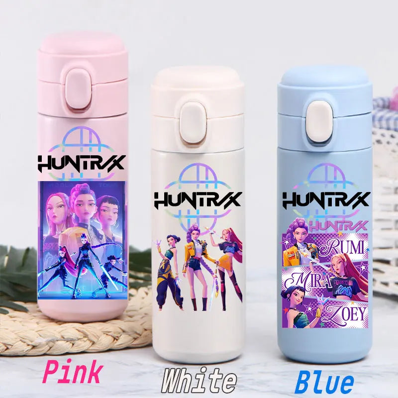 Insulated 420ML K-Pop Travel Drink Bottle - Stylish & Portable