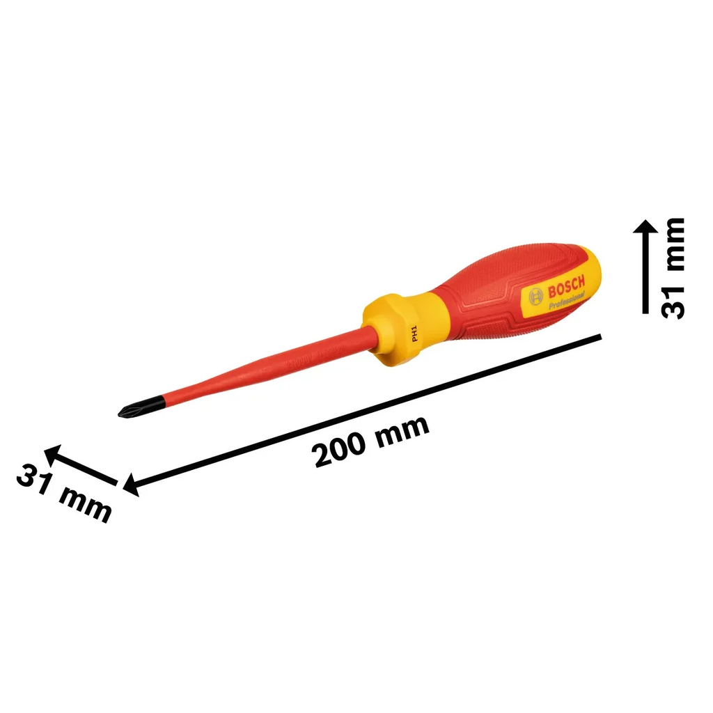 Bosch VDE Insulated Phillips Screwdriver - Professional Precision Tool