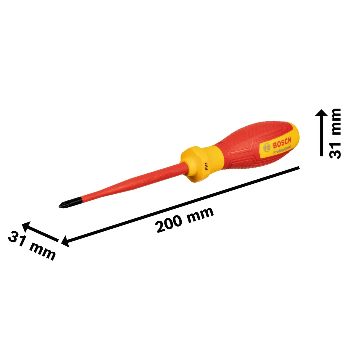 Bosch VDE Insulated Phillips Screwdriver - Professional Precision Tool