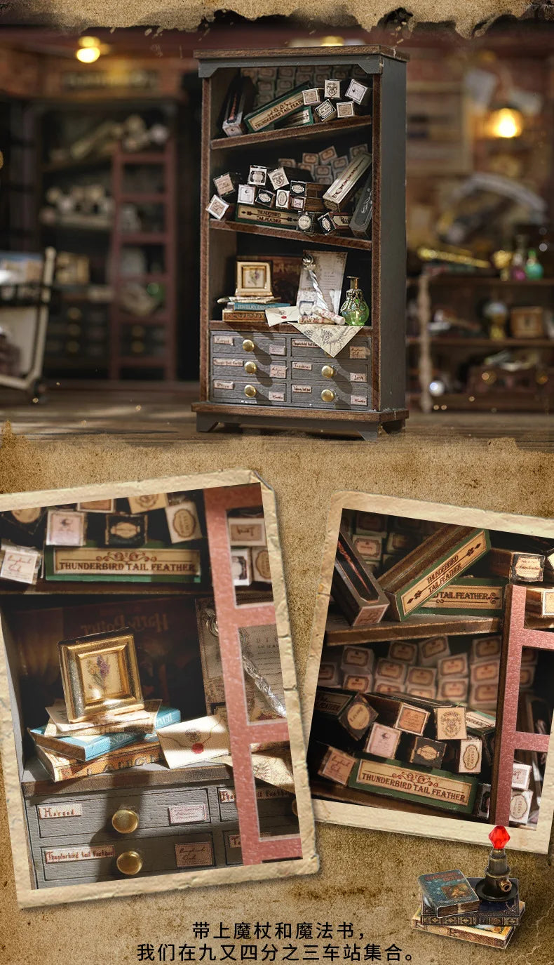 DIY Miniature Dollhouse Kit – Build Your Own Magical Home