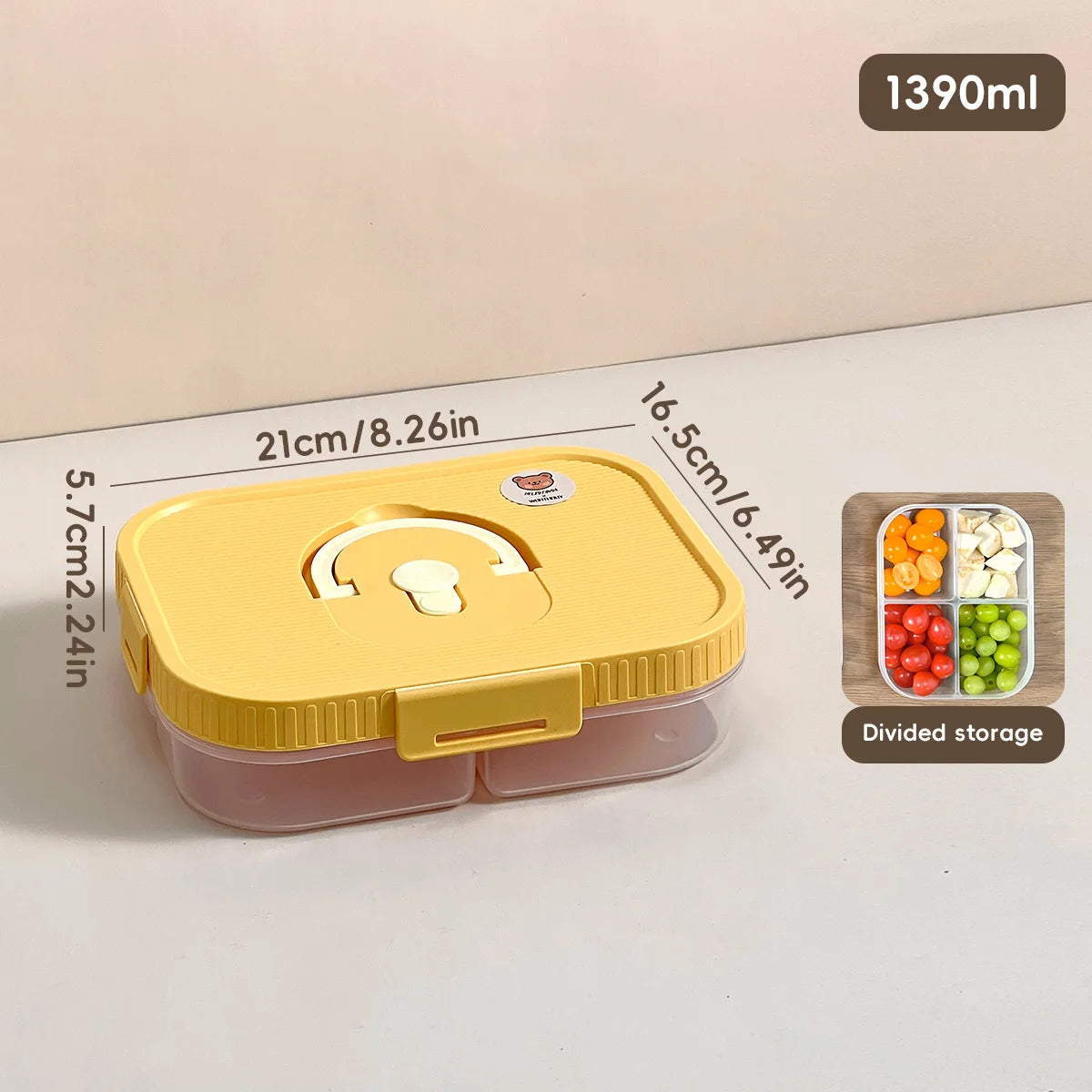 Divided Spice Storage Box - Moisture & Insect Proof Organizer