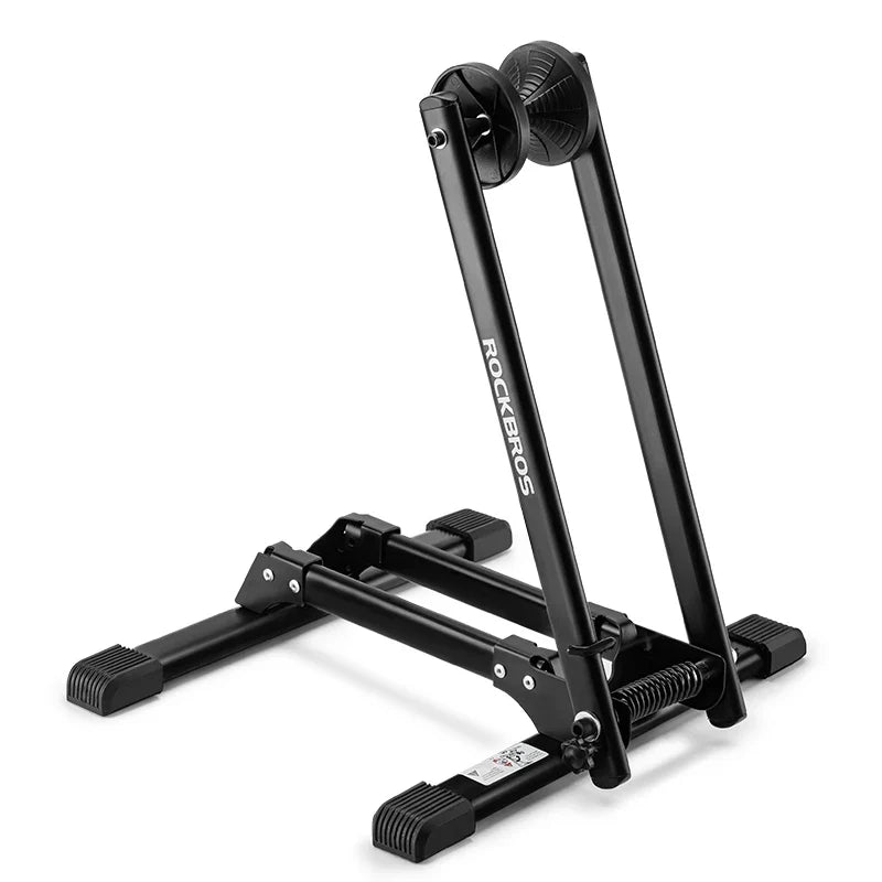 ROCKBROS Foldable Bicycle Rack - Space-Saving Indoor Bike Stand