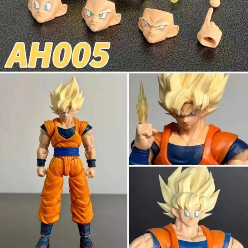 Super Saiyan Son Goku Head Accessory for Action Figures