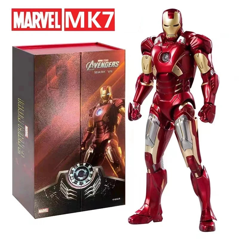 ZD Toys Iron Man Action Figures - 7" Fully Articulated Collectibles