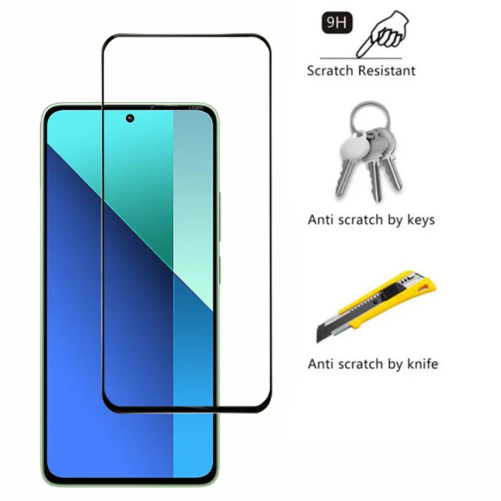 Premium Tempered Glass Screen Protector for Redmi Note 14 & 13 Pro