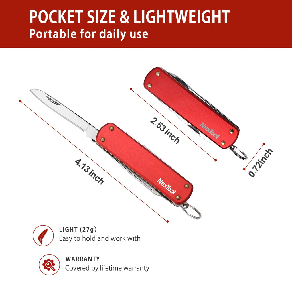 NexTool Multifunctional Mini Folding Knife & Scissors | Outdoor Tool