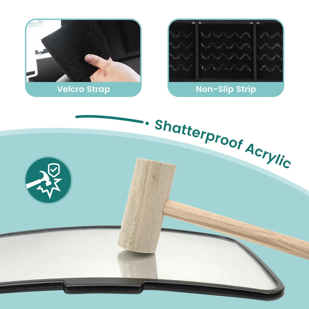 Shatterproof Baby Car Mirror - Safe Rearview Monitor for Infants