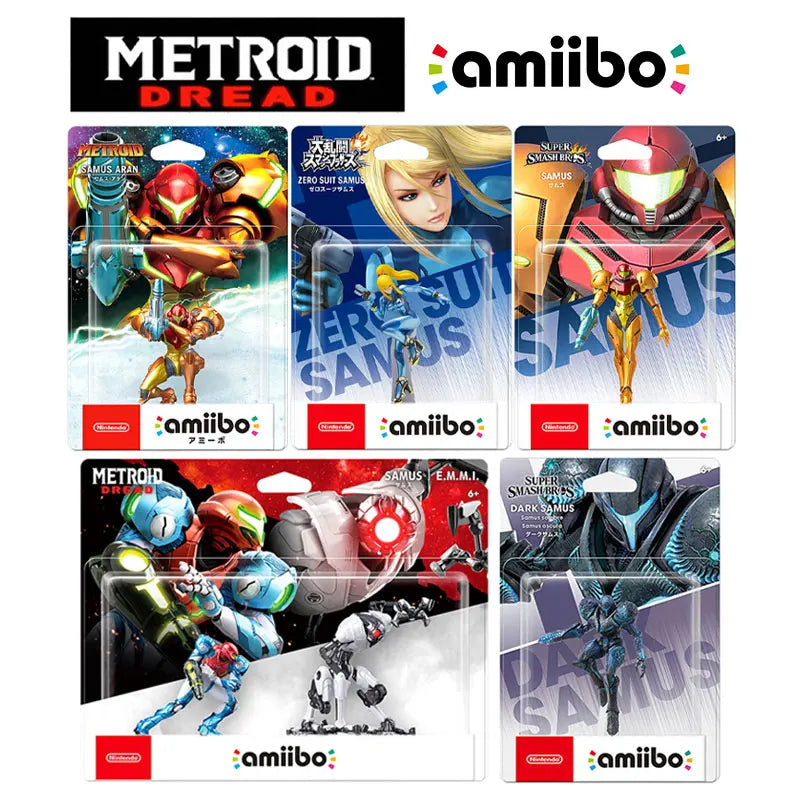 Nintendo Switch Amiibo: Super Dark Smash Ridley & Zero Suit Figure Set