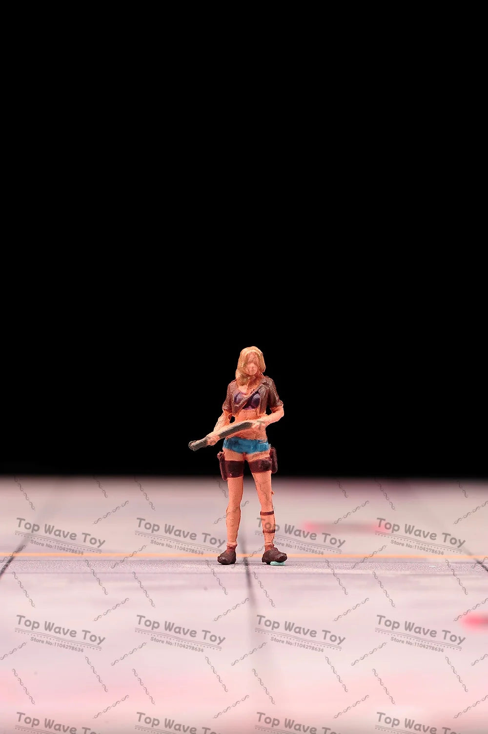 Creative Miniature Painted Figures for Car Model Photography