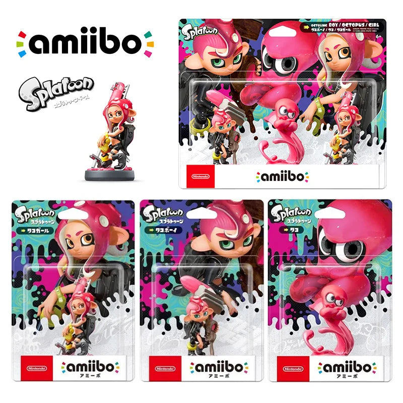 ARTSWIFT Amiibo Splatoon Series Inkling Boy & Girl Figures - NFC