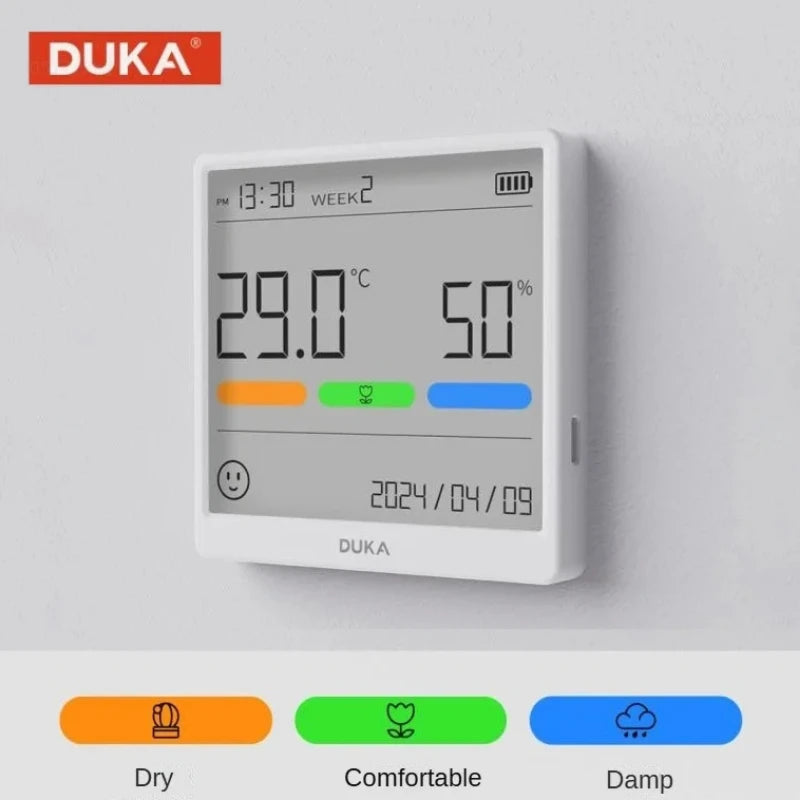 Duka THSE High-Precision Temperature & Humidity Meter with LCD Display