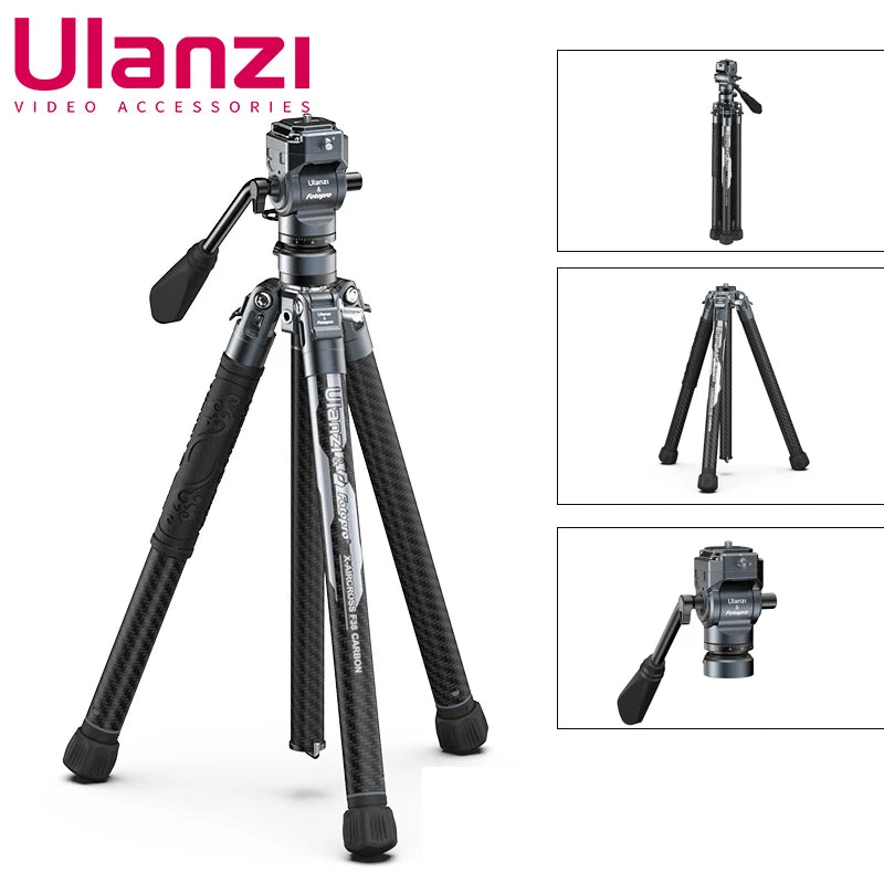 Ulanzi F38 Lightweight Carbon Fiber Tripod with Quick Release Plate