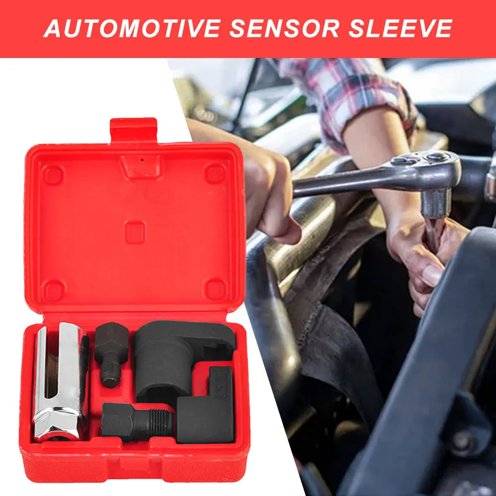 Oxygen Sensor Removal Tool Kit - 5-Piece O2 Socket Wrench Set