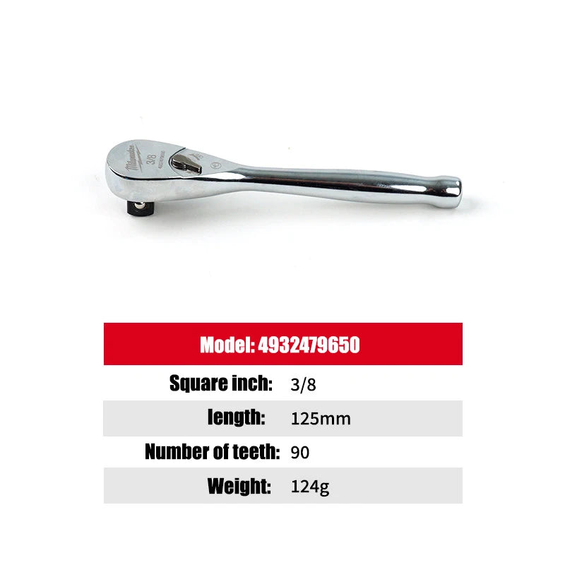 Milwaukee 1/4" Drive Compact Ratchet Wrench - Durable & Precise