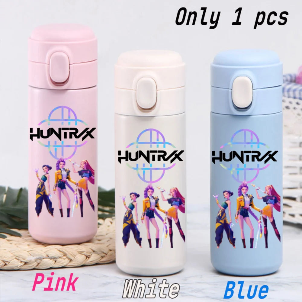Insulated 420ML K-Pop Travel Drink Bottle - Stylish & Portable