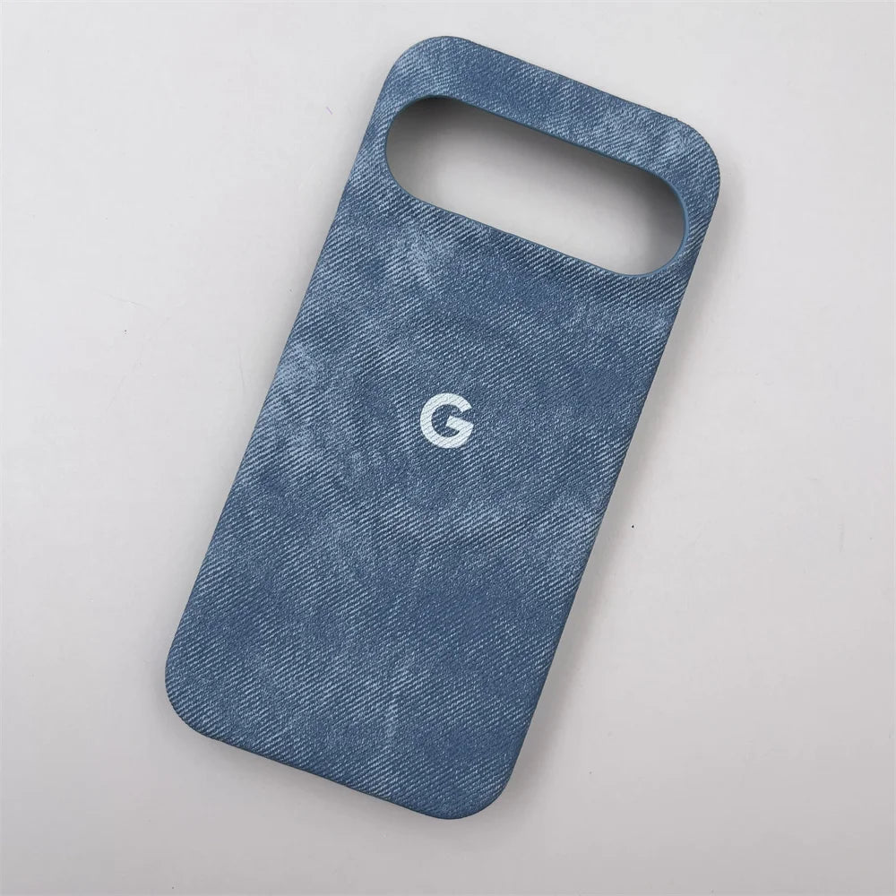 Chic Denim Magnetic Wireless Charging Case for Google Pixel Models