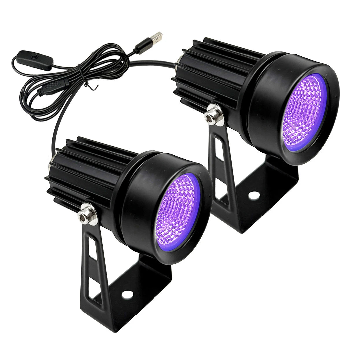T-SUNRISE UV Projection Light with Clip for Parties & Events