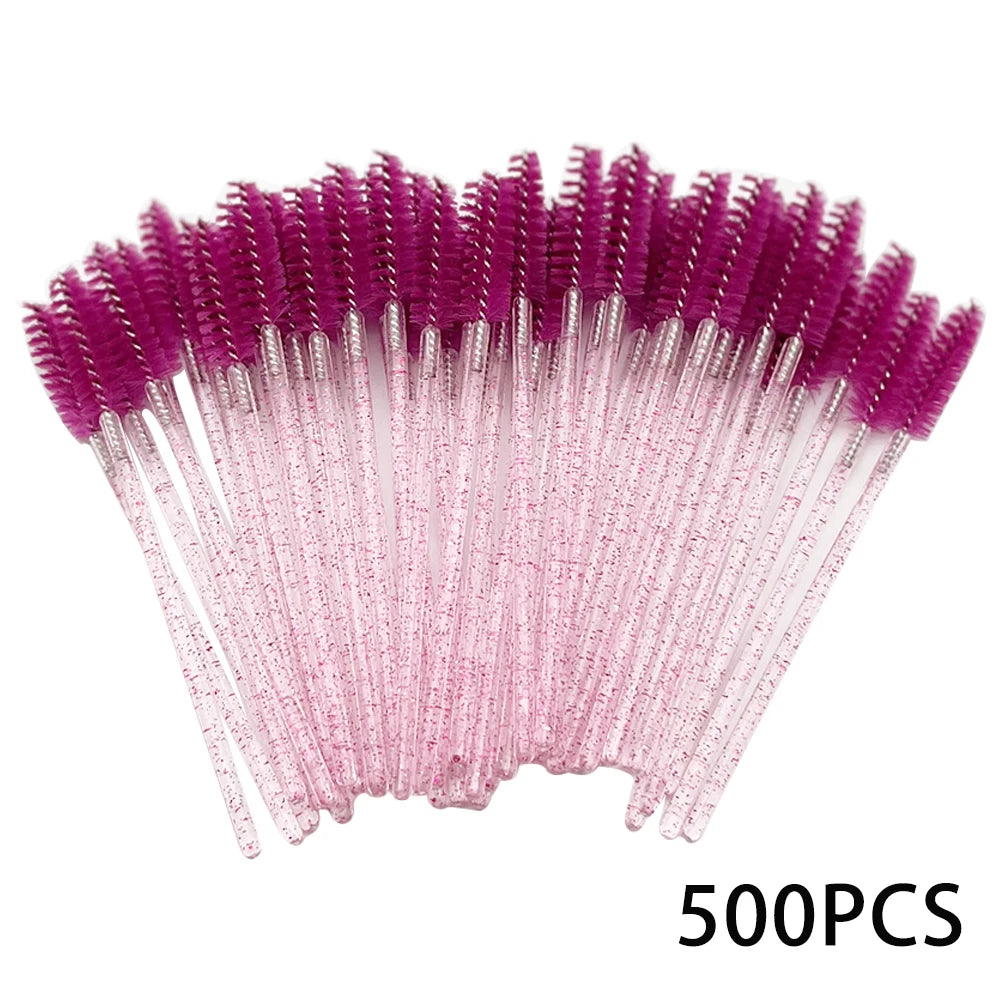 Disposable Eyelash Brush Applicators - Perfect for Extensions & Brows