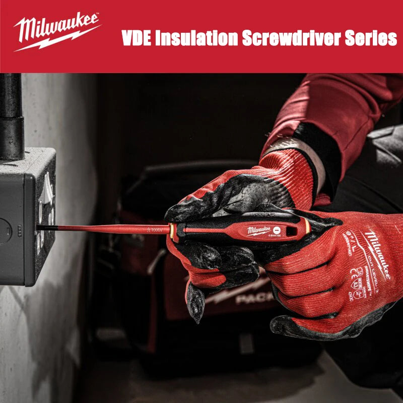 Milwaukee Insulated Magnetic Screwdriver Set – Versatile Electrician Tool