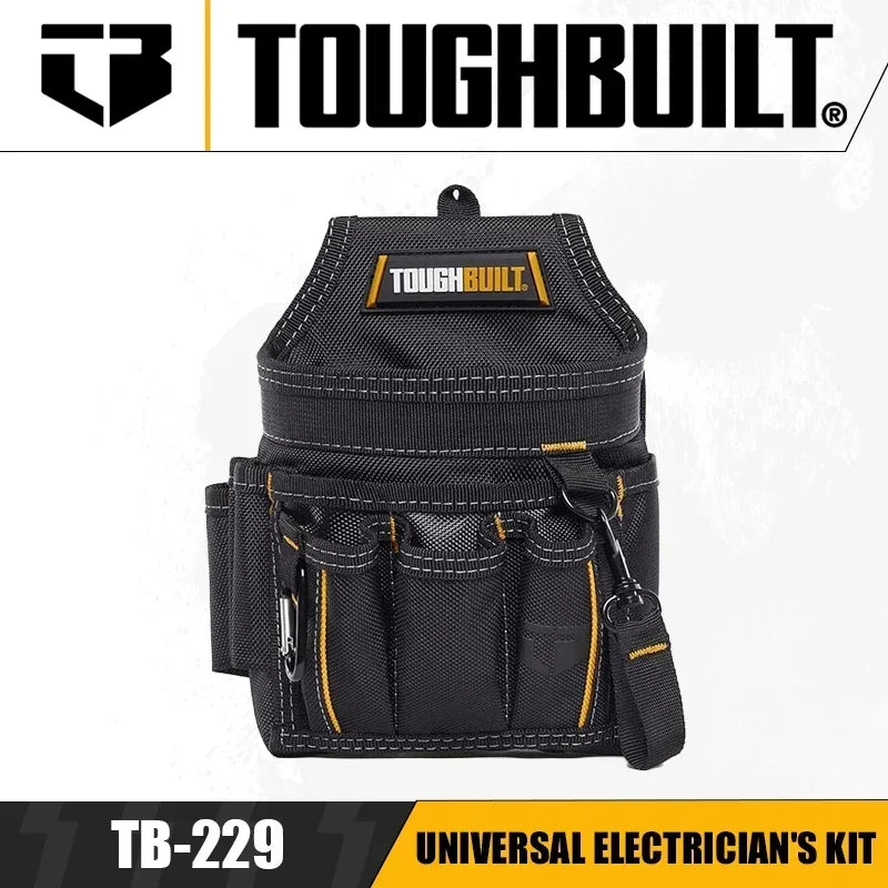 Toughbuilt Universal Electrician's Tool Belt - 14 Pocket Organizer