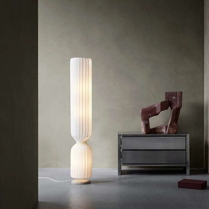 Nordic Modern PVC Twist Floor Lamp for Elegant Home & Office Decor