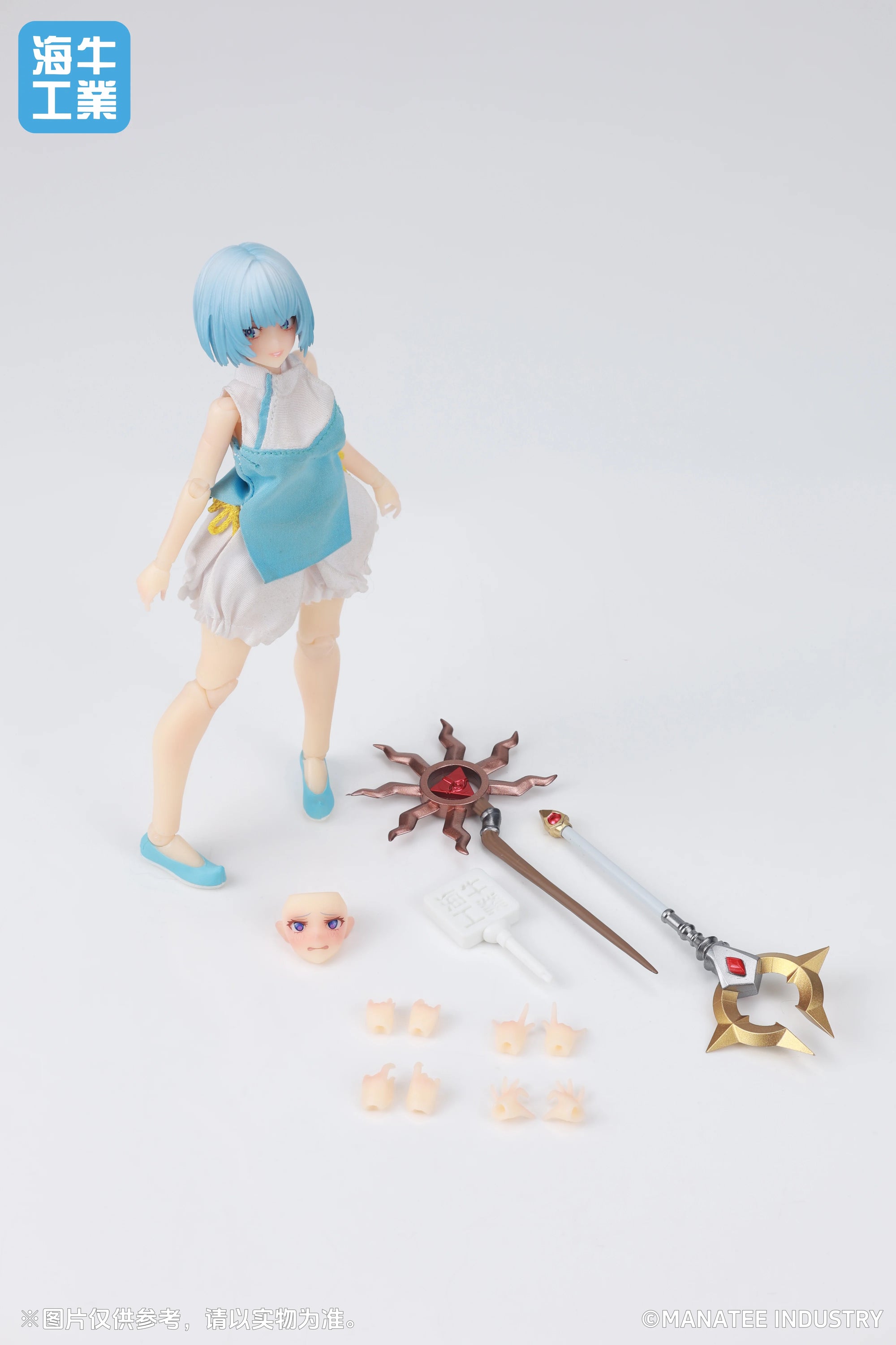 Inanna Lively 6-Inch Yoga Action Figure - Cute Collectible Model