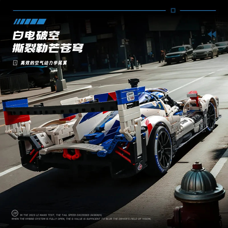 1:8 Scale Super Sport Racing Car Building Blocks for Kids