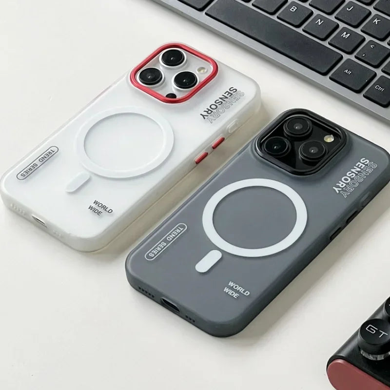 Stylish MagSafe Shockproof Case for iPhone 16/15/14/13 - Durable Protection