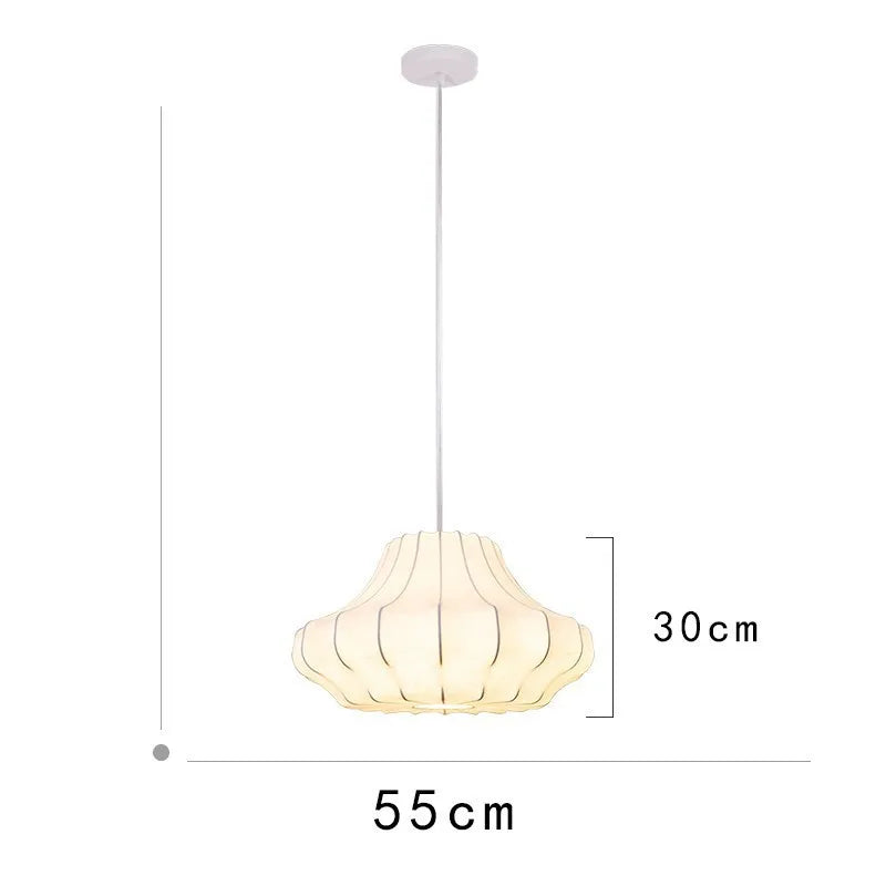 Elegant Silk Pendant Lamp - Italian Design for Any Room