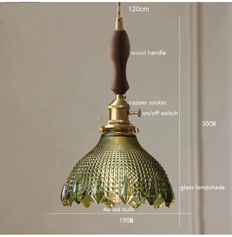 Stylish Glass Pendant Light for Dining Room & Restaurant Décor