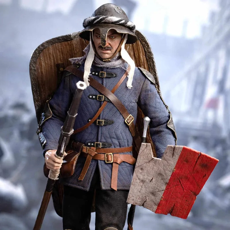 12" Male Soldier Action Figure - Hussite Wars Tabor Faction Set