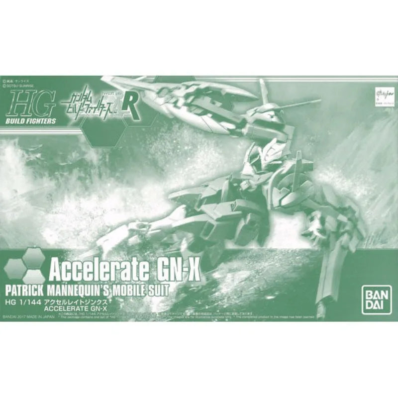 Bandai 1/144 GNX-803ACC Accelerate GN-X Model Kit - Anime Action Figure