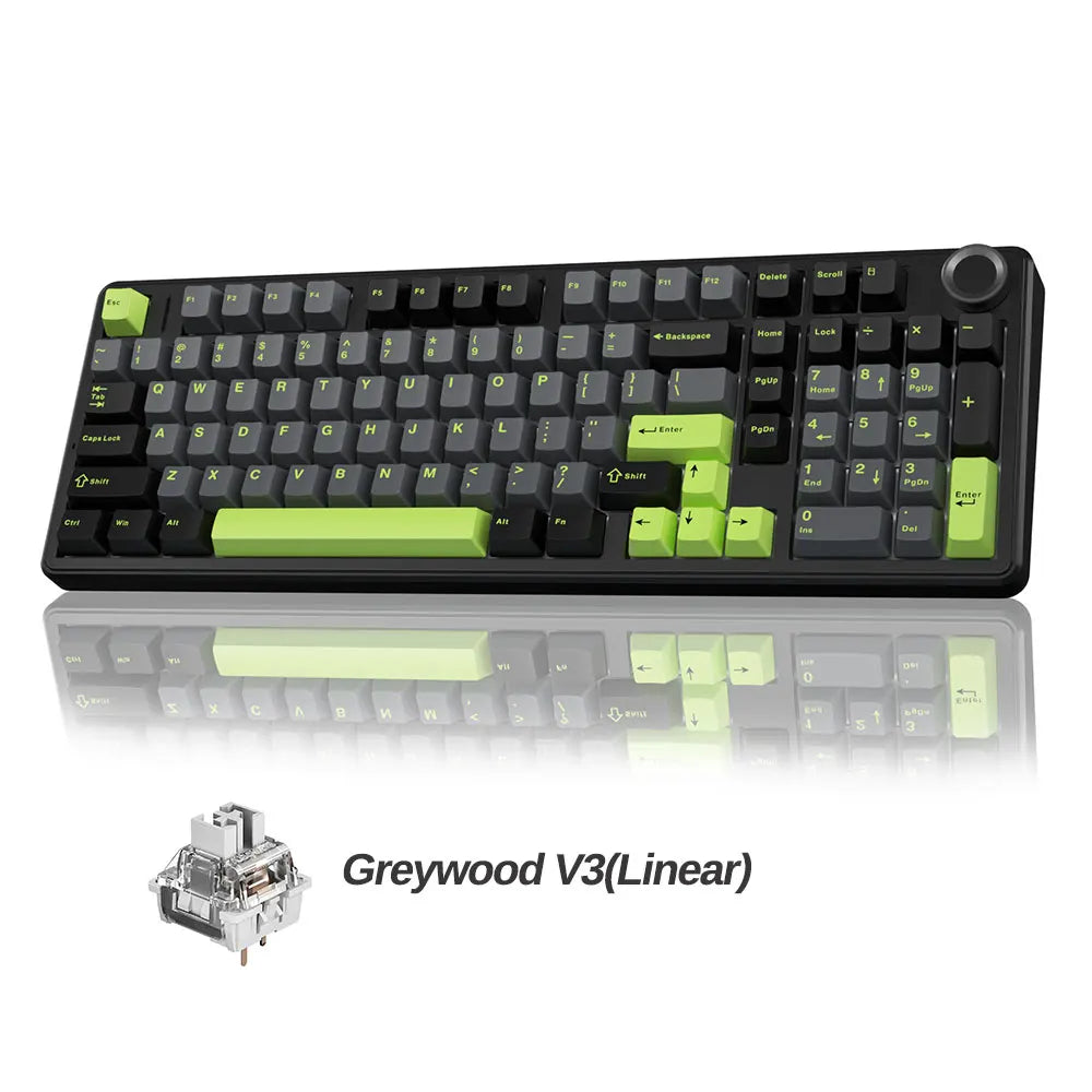 AULA F99 PRO Wireless Mechanical Gaming Keyboard - Tri-Mode, Compact