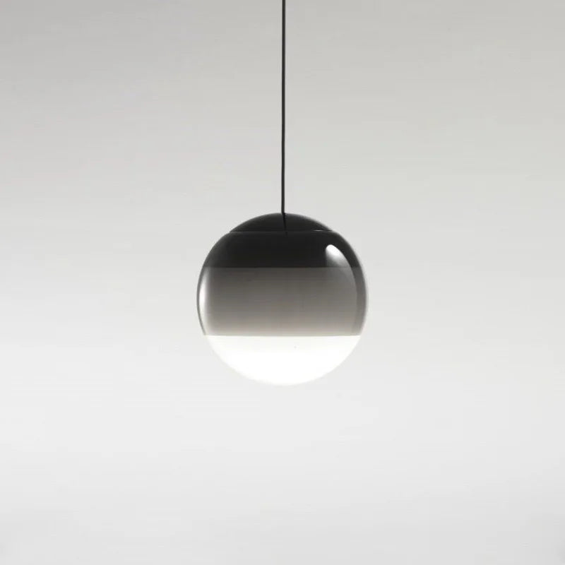 Modern Gradient Glass Ball Pendant Light for Home Decor