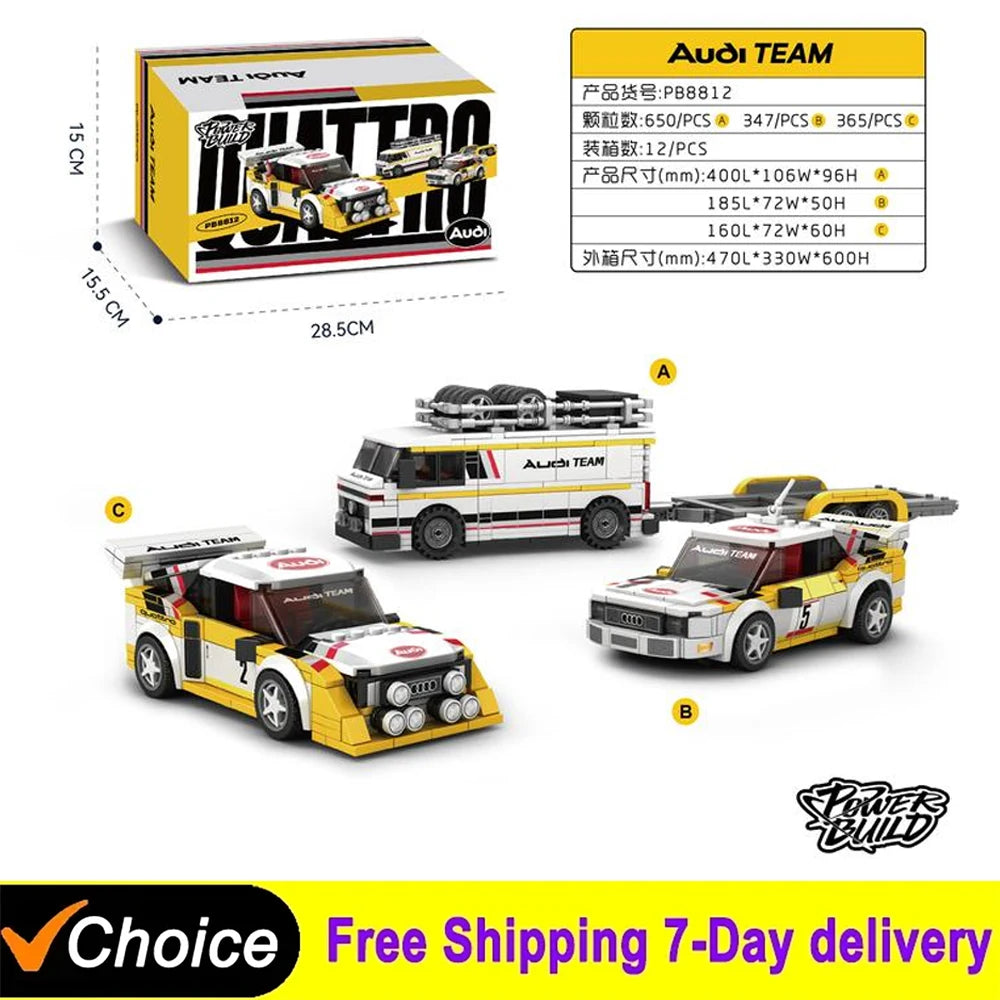 MOULD KING 1:32 City Speed Super Sports Car Model Building Blocks