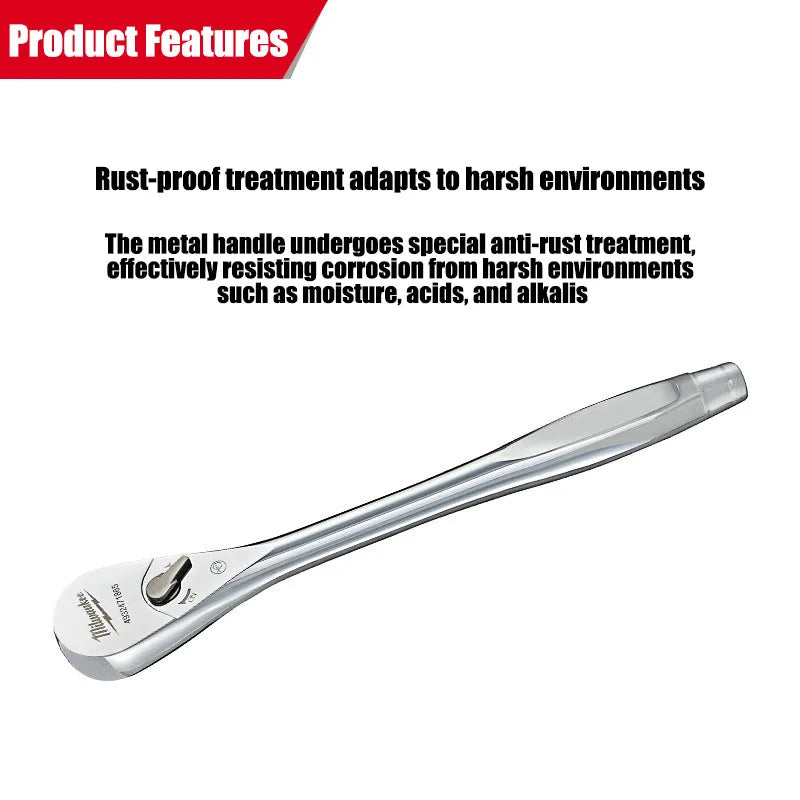 Milwaukee 1/4" Drive Ratchet Wrench - Compact & Versatile Tool