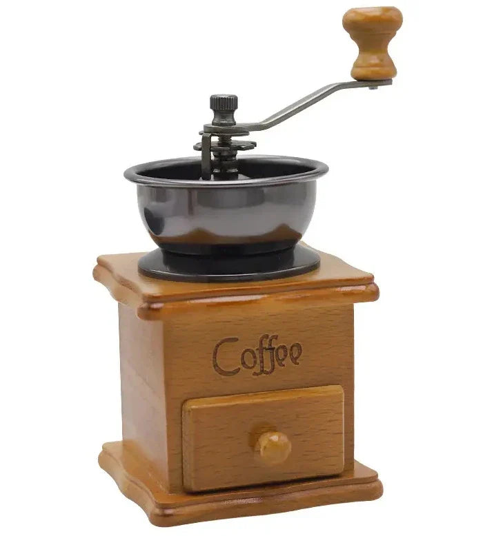 Vintage Hand Crank Coffee Grinder - Fresh Brewed Flavor