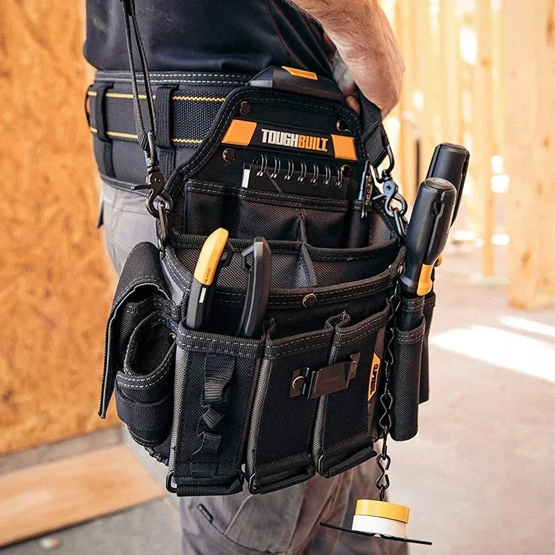 TOUGHBUILT Extra Large Electrician Tool Storage Kit with Shoulder Straps