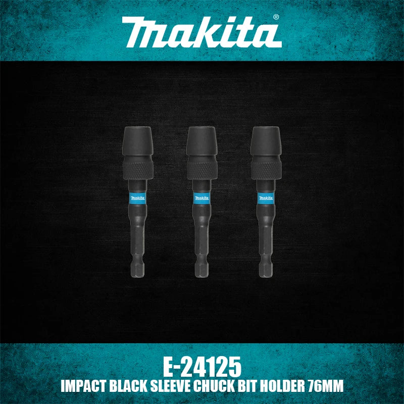 Makita Impact Black Sleeve Chuck Bit Holder - Versatile Tool Accessory