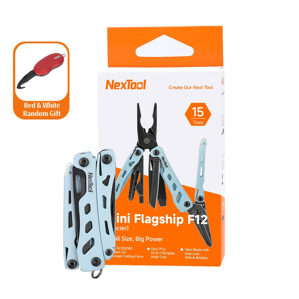 NexTool Mini Flagship F12: 15-in-1 EDC Multi Tool - Compact & Versatile