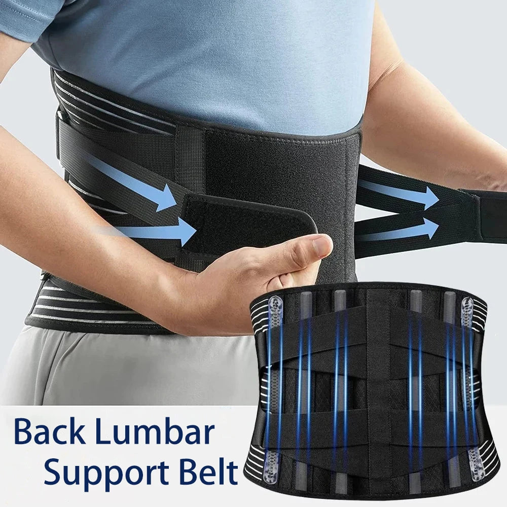 Adjustable Lumbar Support Belt | Pain Relief & Comfort