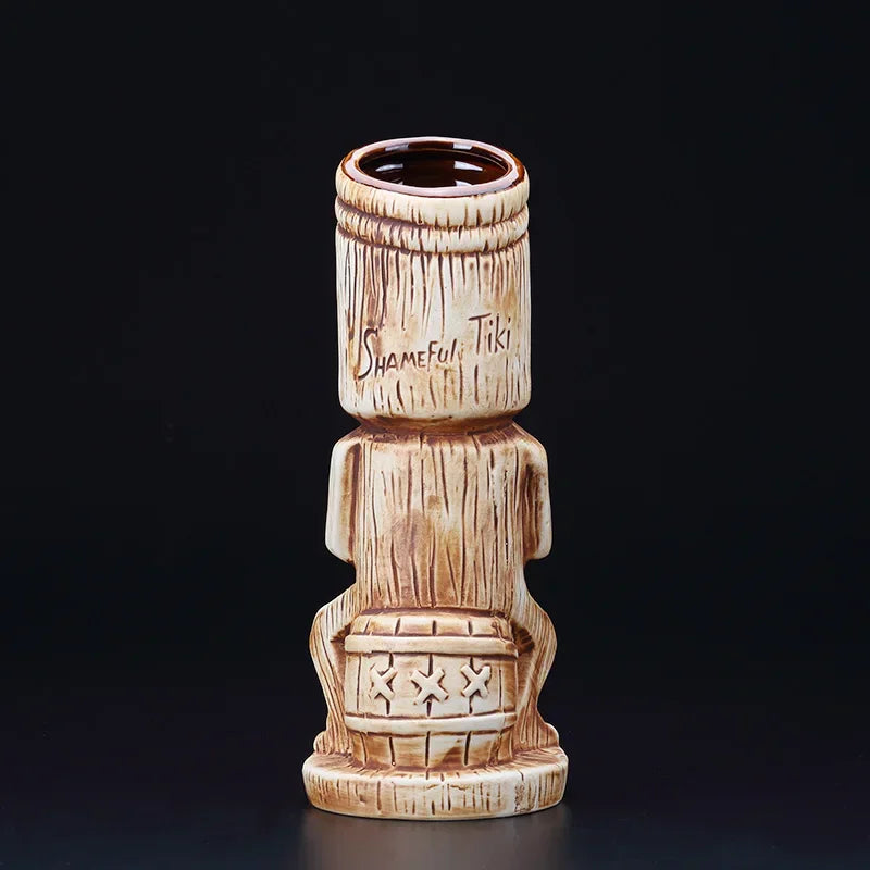 Colorful 450ml Hawaii Tiki Mug - Perfect for Cocktails & Beverages