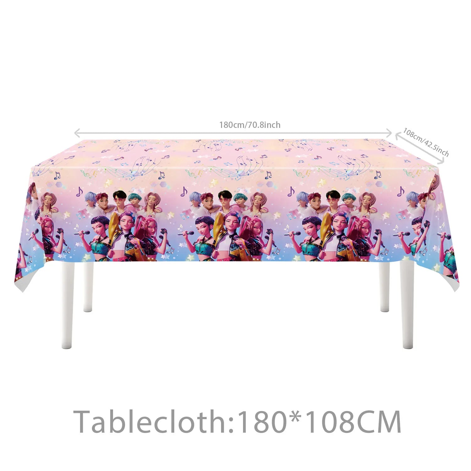 K-Pop Demon Hunters Birthday Party Supplies - Plates, Cups, Napkins & Decor