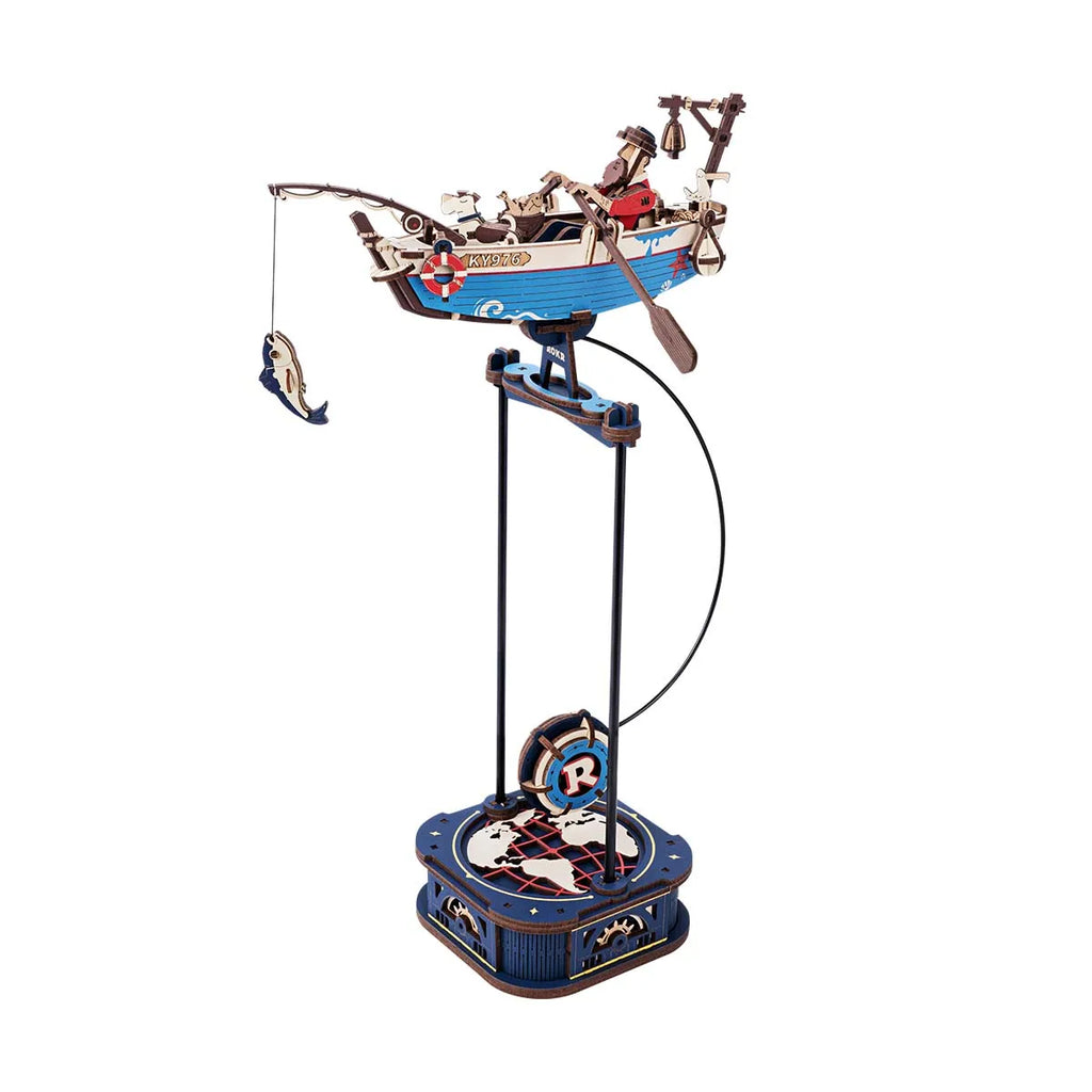 Robotime Rokr 3D Ocean Fisher DIY Pendulum Puzzle Toy for Home Decor
